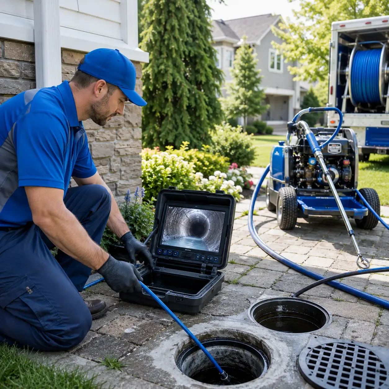 Outdoor drain cleaning professionals serving Hamilton, MO